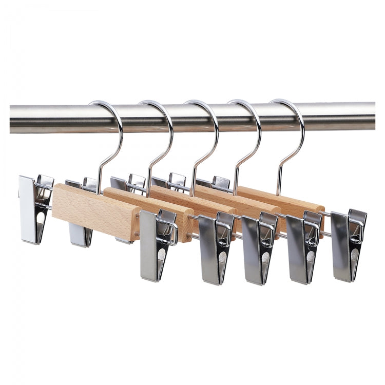 SET-08 / Kids Trouser Hangers (5 pieces) / Natural