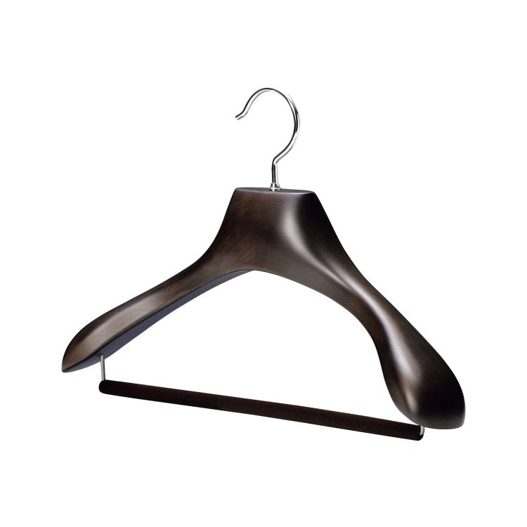 AUT-03 / Men's Suit Hanger / Smoked Brown