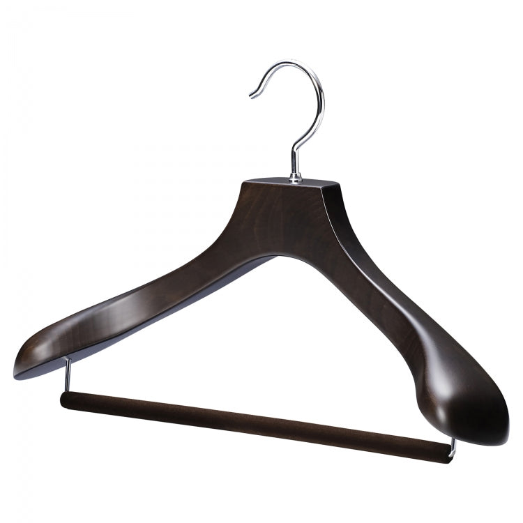 AUT-05SM / Men's Suit Hanger / Smoked Brown