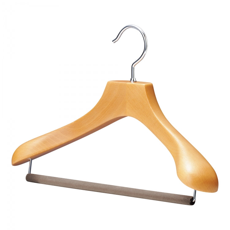 AUT-05C / Women's Suit Hanger / Almond