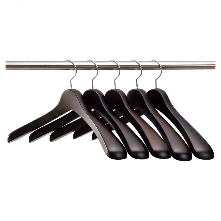 SET-01N / Men's Jacket Hangers (5 pieces) / Smoked Brown